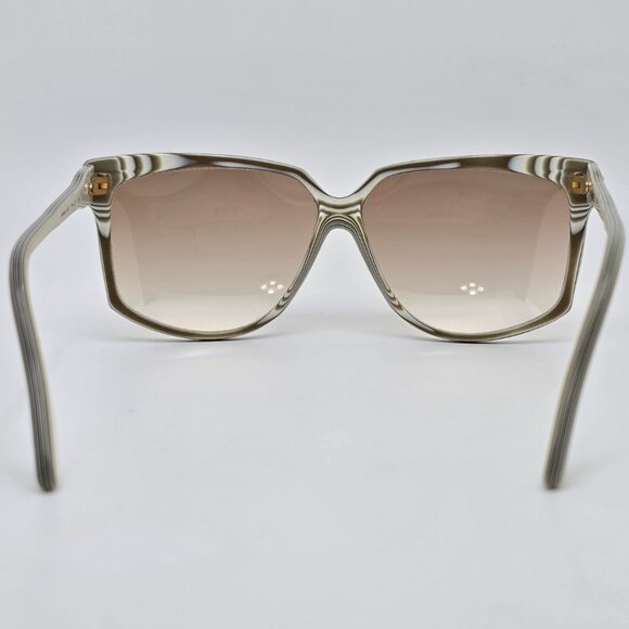 Anne Klein 3000 680 White Frame Light Brown Gradient Lens Sunglasses w Case Itay main image 13